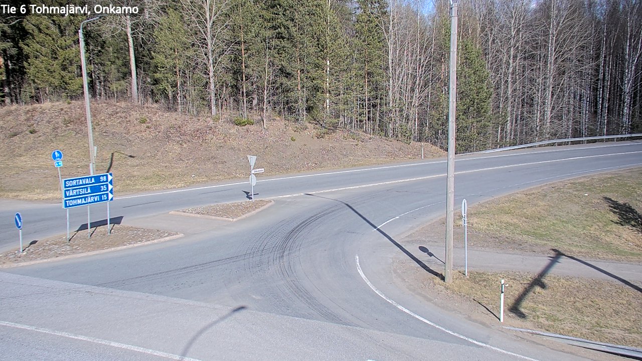 Weather Camera Image Road 6 Tohmajärvi, Onkamo, Tohmajärvi, Pohjois-Karjala