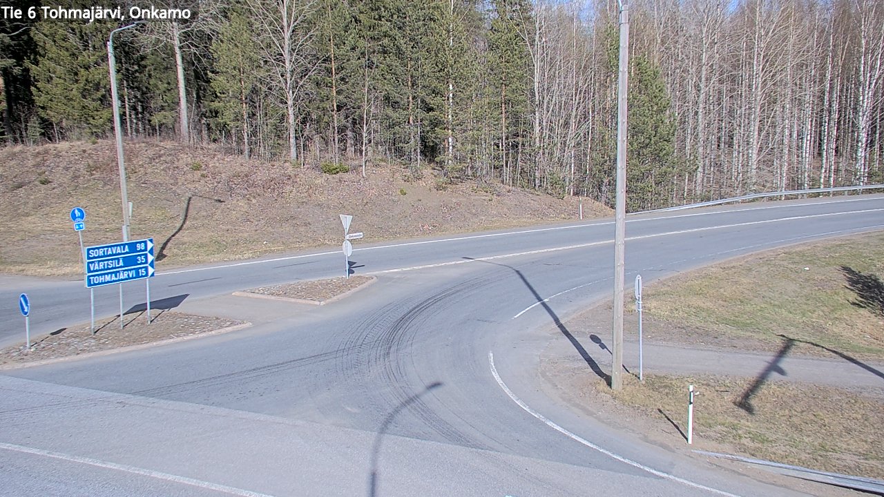 Weather Camera Image Road 6 Tohmajärvi, Onkamo, Tohmajärvi, Pohjois-Karjala