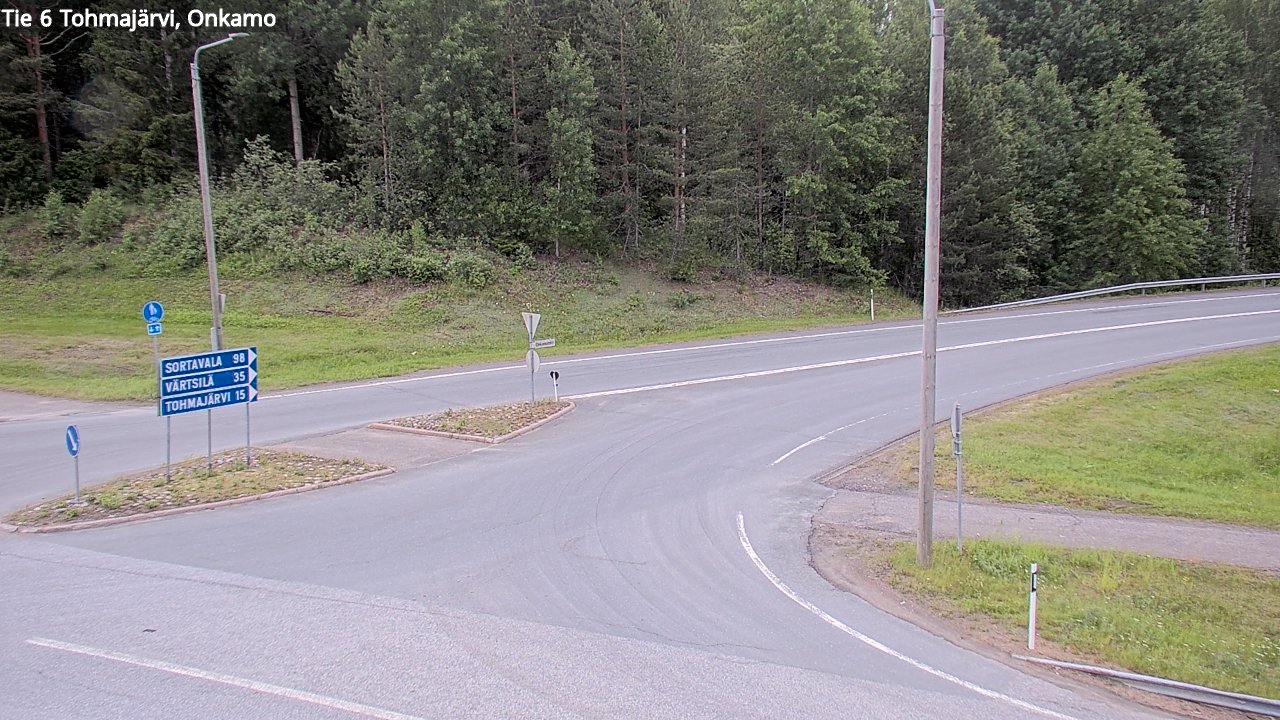 Weather Camera Image Road 6 Tohmajärvi, Onkamo, Tohmajärvi, Pohjois-Karjala