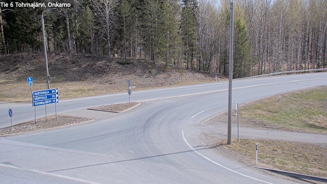 Weather Camera Image Väg 6 Tohmajärvi, Onkamo, Tohmajärvi, Pohjois-Karjala