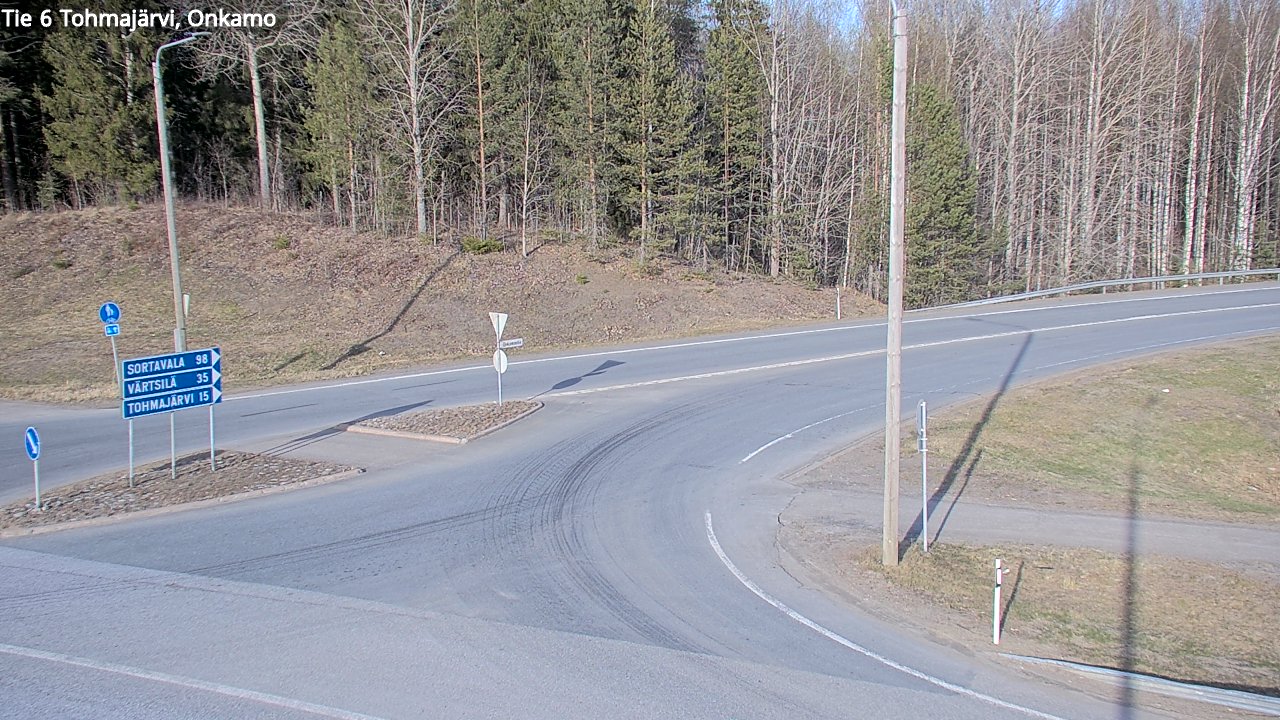 Weather Camera Image Road 6 Tohmajärvi, Onkamo, Tohmajärvi, Pohjois-Karjala