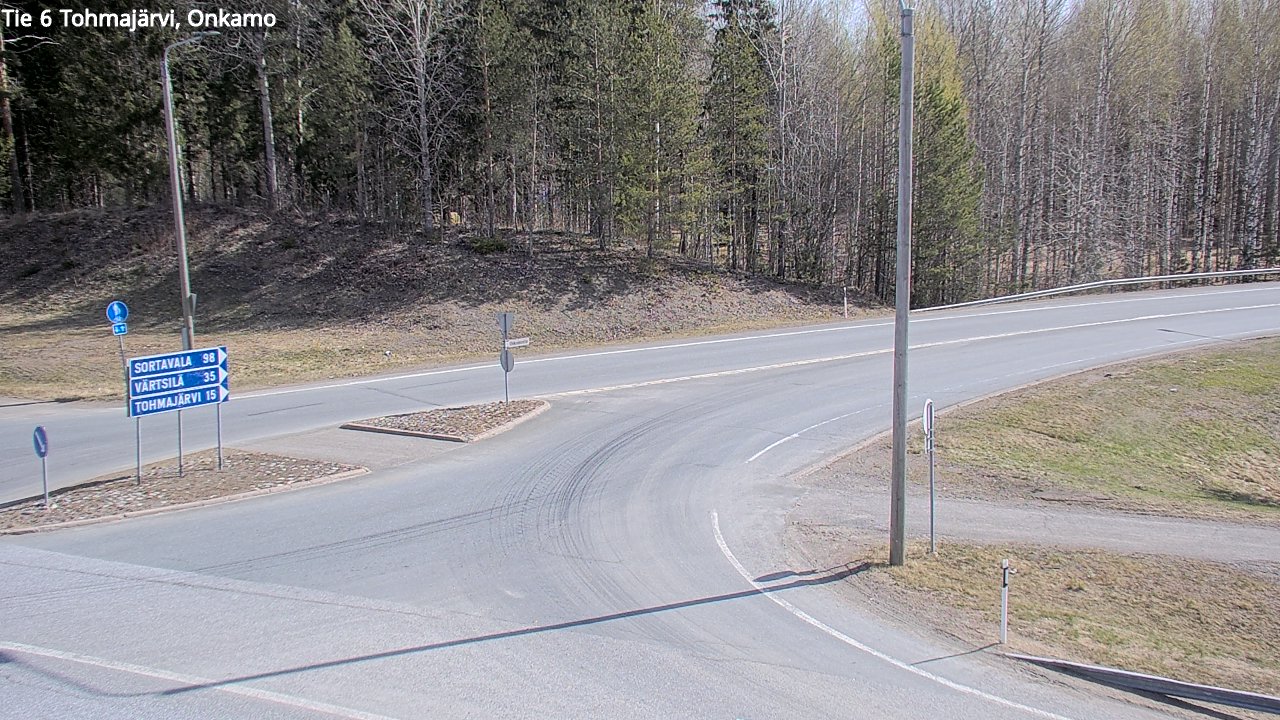 Weather Camera Image Väg 6 Tohmajärvi, Onkamo, Tohmajärvi, Pohjois-Karjala