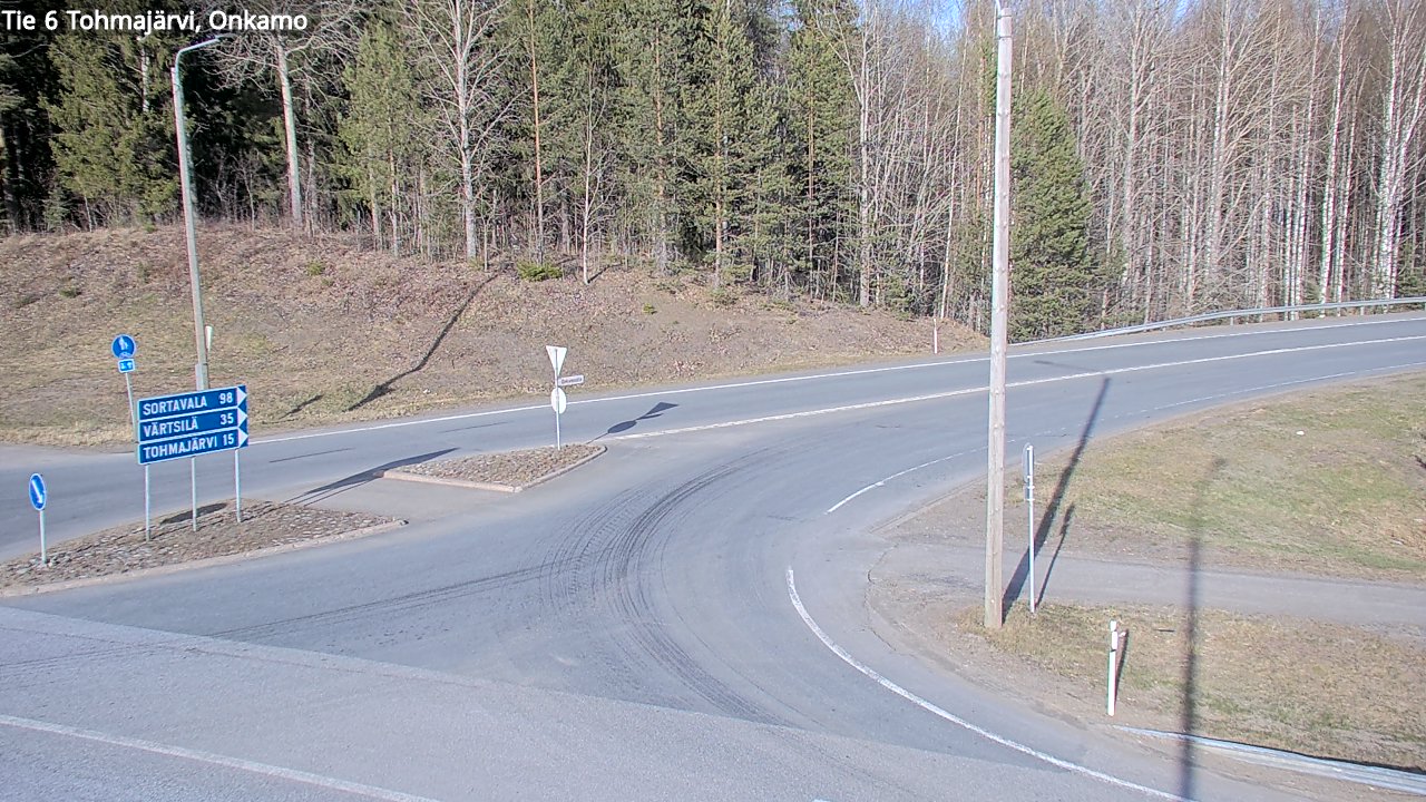 Weather Camera Image Road 6 Tohmajärvi, Onkamo, Tohmajärvi, Pohjois-Karjala
