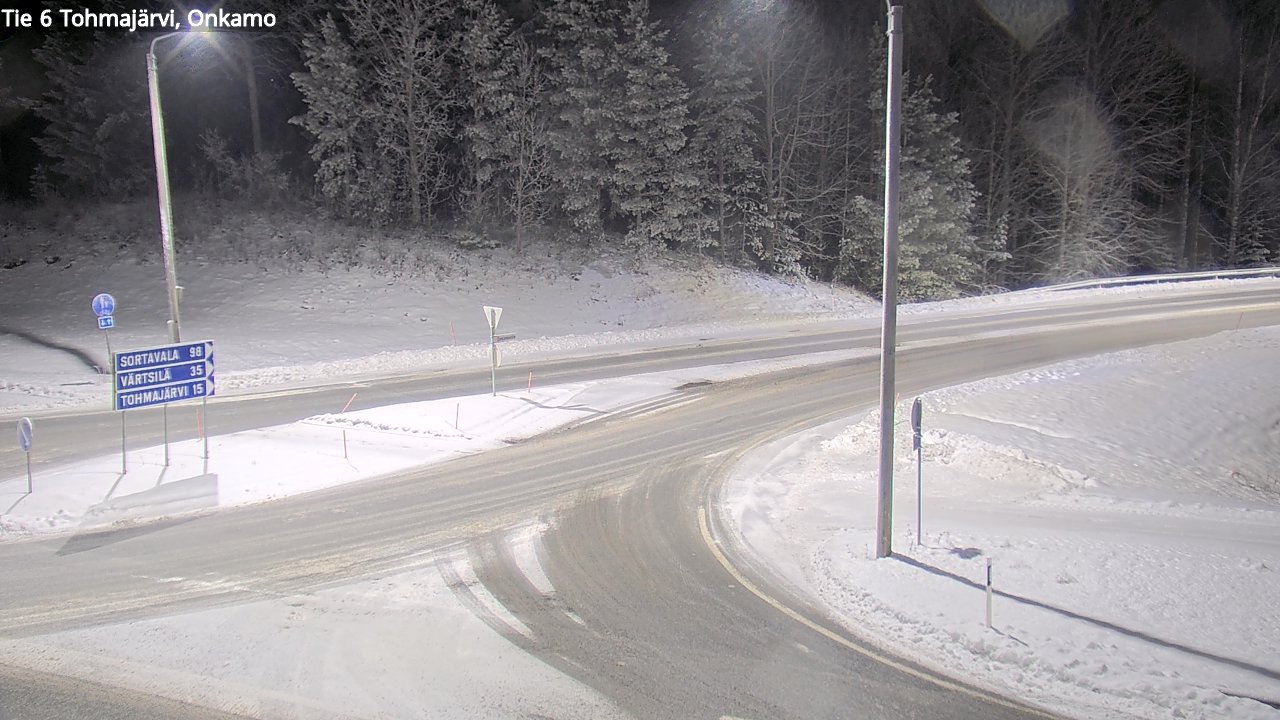 Weather Camera Image Väg 6 Tohmajärvi, Onkamo, Tohmajärvi, Pohjois-Karjala