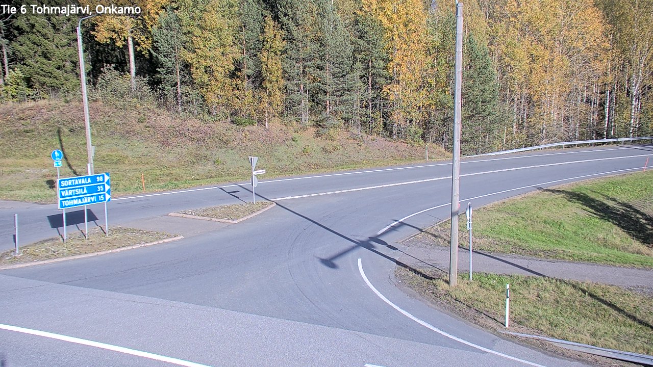 Weather Camera Image Väg 6 Tohmajärvi, Onkamo, Tohmajärvi, Pohjois-Karjala