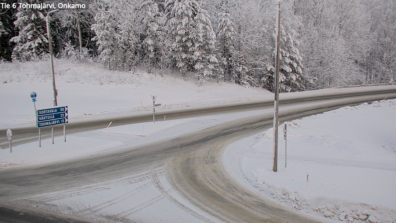 Kelikamerat Kuva Tie 6 Tohmajärvi, Onkamo, Tohmajärvi, Pohjois-Karjala