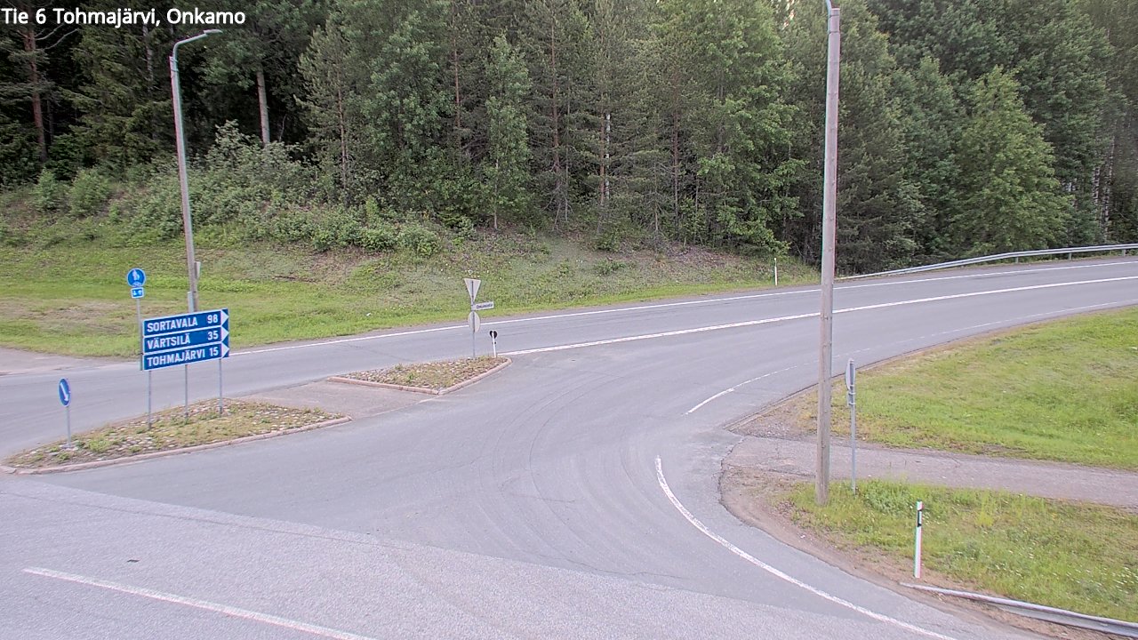 Weather Camera Image Road 6 Tohmajärvi, Onkamo, Tohmajärvi, Pohjois-Karjala