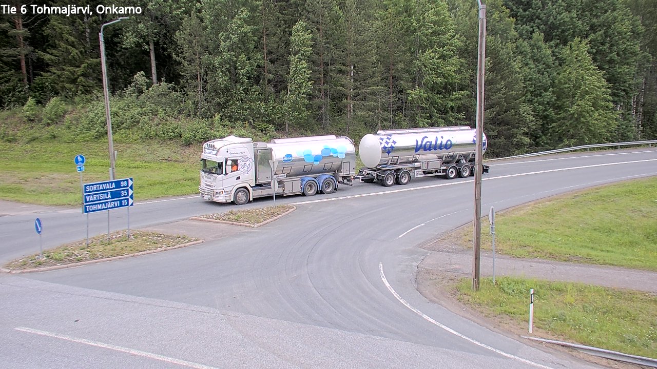 Weather Camera Image Road 6 Tohmajärvi, Onkamo, Tohmajärvi, Pohjois-Karjala