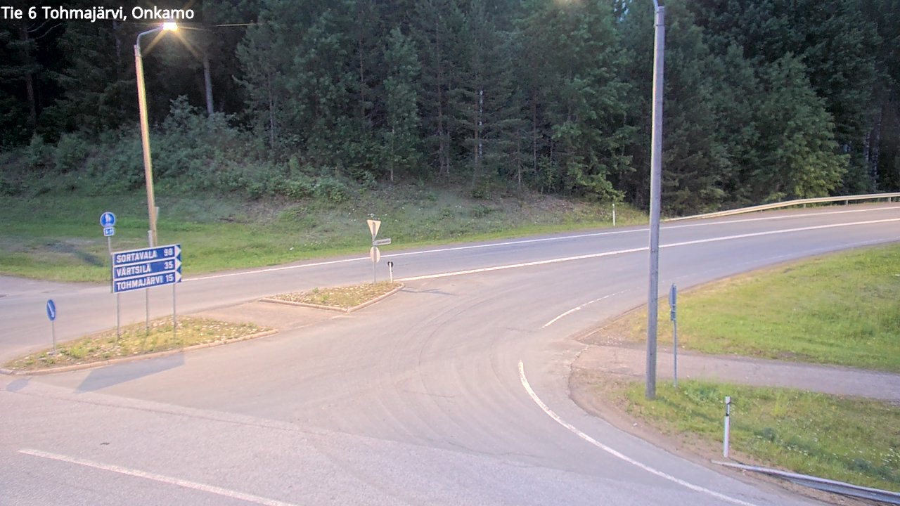 Weather Camera Image Road 6 Tohmajärvi, Onkamo, Tohmajärvi, Pohjois-Karjala