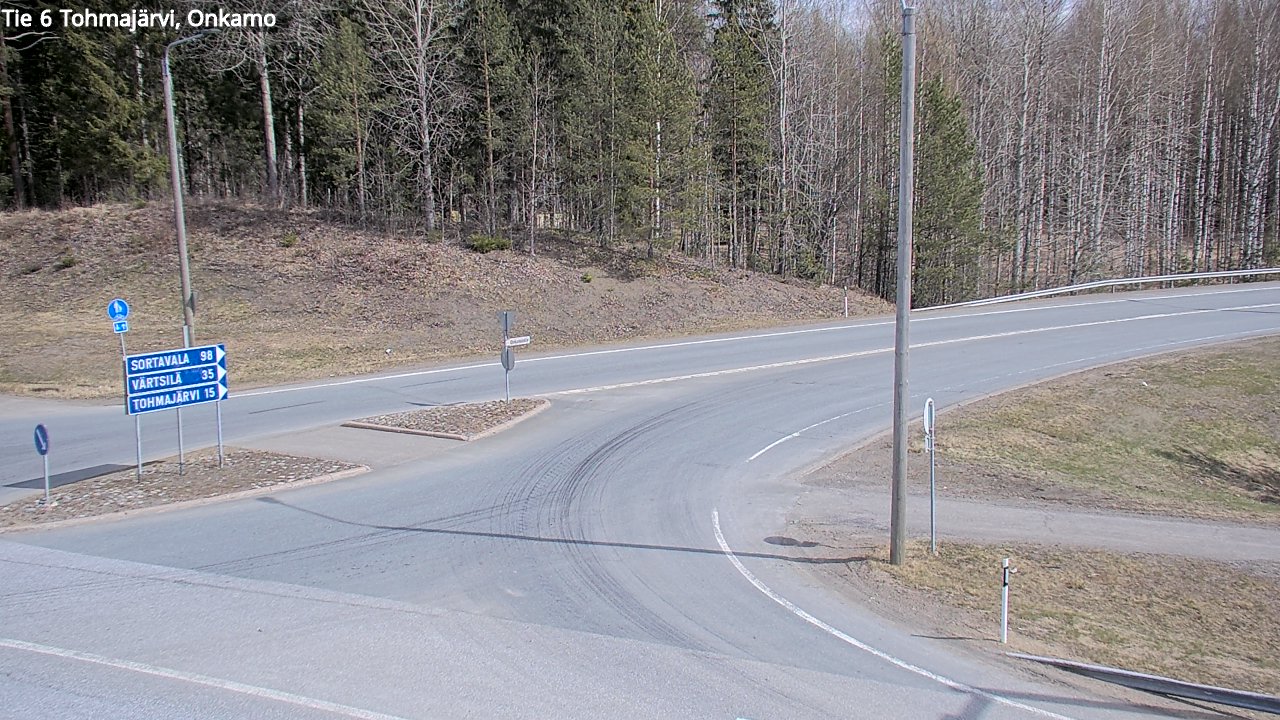 Weather Camera Image Road 6 Tohmajärvi, Onkamo, Tohmajärvi, Pohjois-Karjala