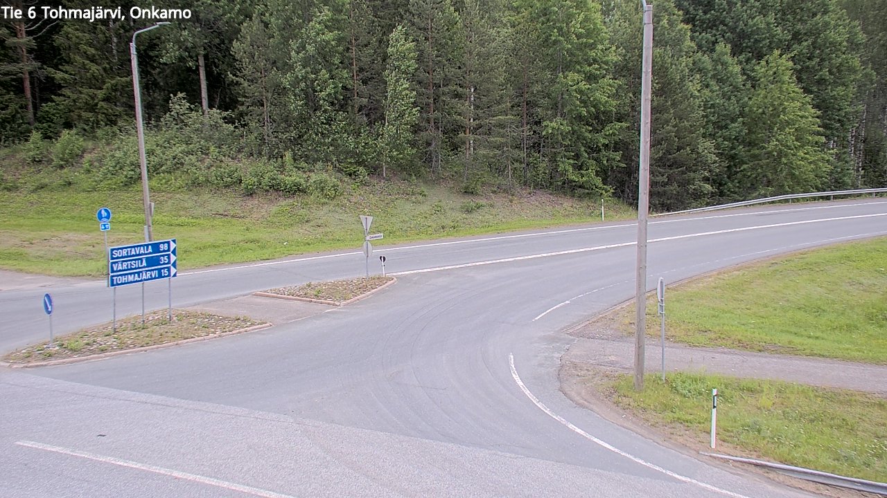 Weather Camera Image Road 6 Tohmajärvi, Onkamo, Tohmajärvi, Pohjois-Karjala