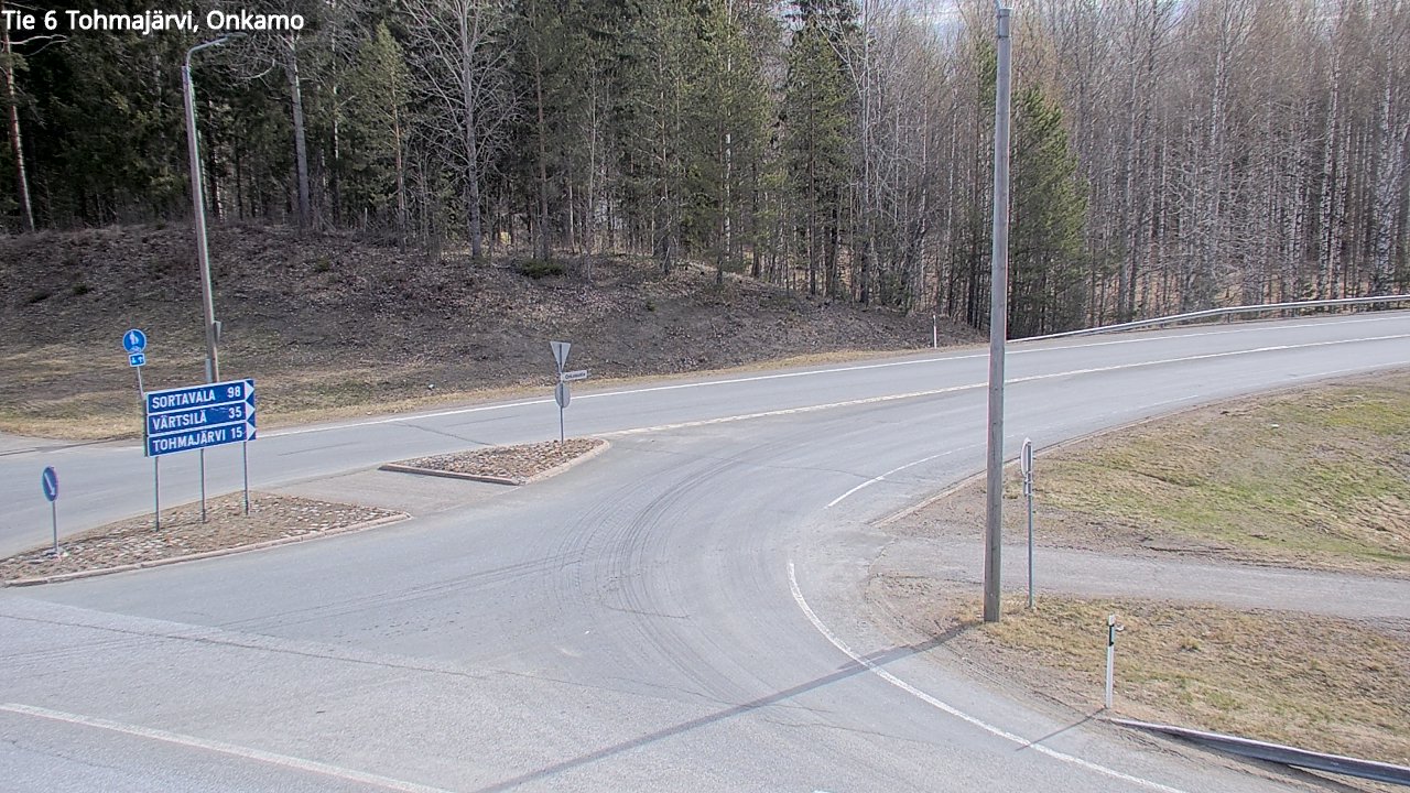 Weather Camera Image Road 6 Tohmajärvi, Onkamo, Tohmajärvi, Pohjois-Karjala