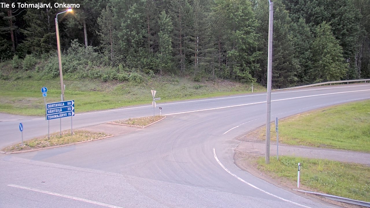 Weather Camera Image Road 6 Tohmajärvi, Onkamo, Tohmajärvi, Pohjois-Karjala
