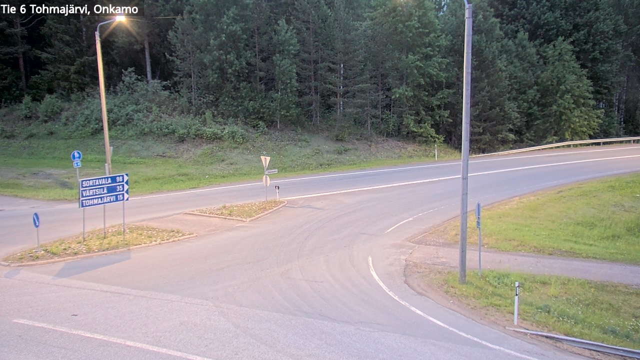 Weather Camera Image Road 6 Tohmajärvi, Onkamo, Tohmajärvi, Pohjois-Karjala