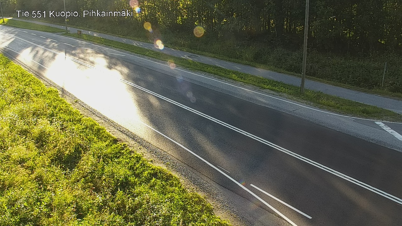 Kelikamerat Kuva Tie 551 Kuopio, Pihkainmäki, Kuopio, Pohjois-Savo