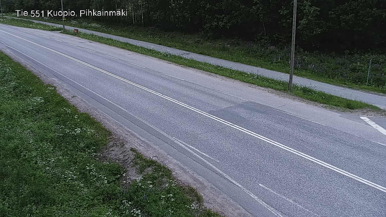 Kelikamerat Kuva Tie 551 Kuopio, Pihkainmäki, Kuopio, Pohjois-Savo