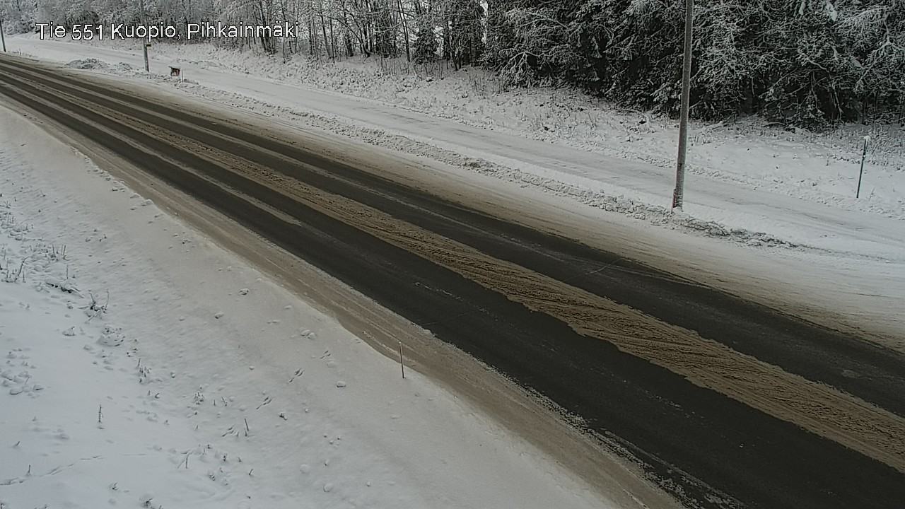 Kelikamerat Kuva Tie 551 Kuopio, Pihkainmäki, Kuopio, Pohjois-Savo