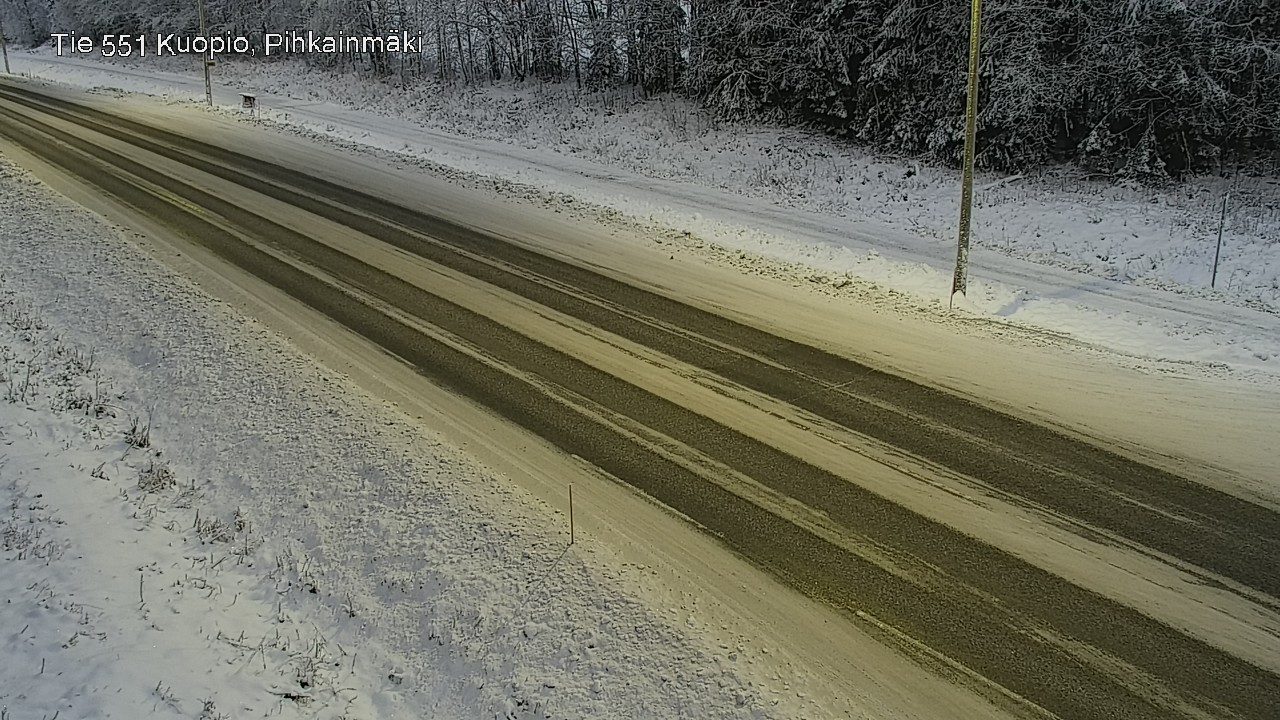 Kelikamerat Kuva Tie 551 Kuopio, Pihkainmäki, Kuopio, Pohjois-Savo