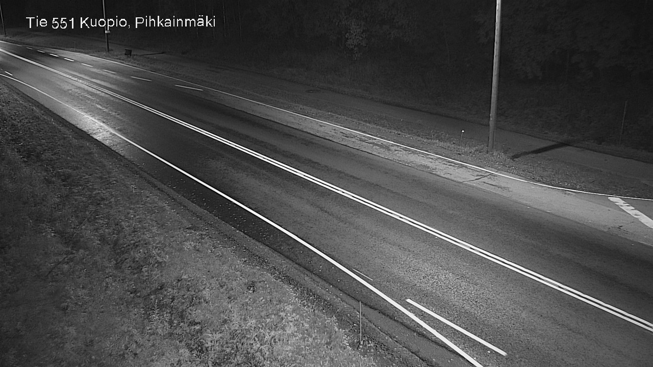 Weather Camera Image Road 551 Kuopio, Pihkainmäki, Kuopio, Pohjois-Savo