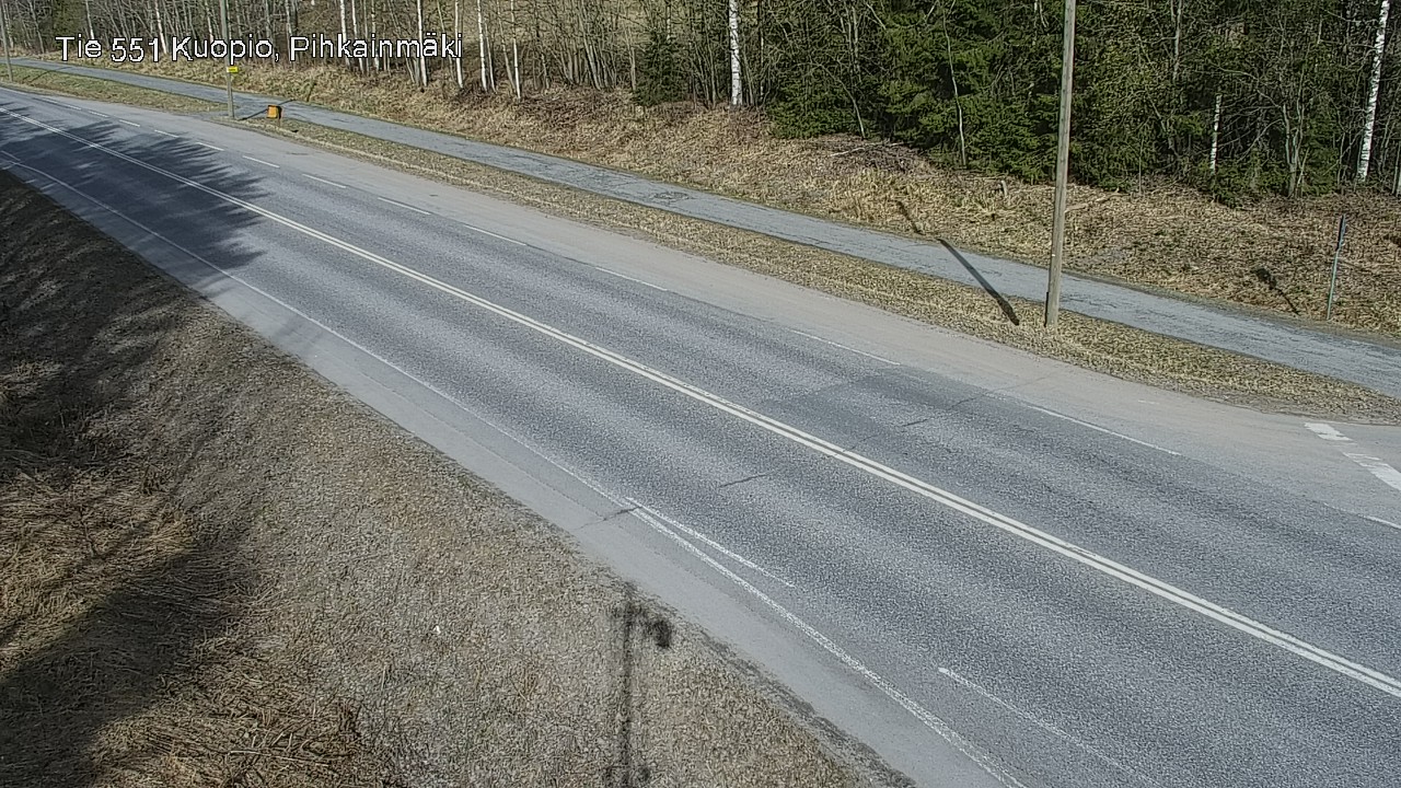 Kelikamerat Kuva Tie 551 Kuopio, Pihkainmäki, Kuopio, Pohjois-Savo