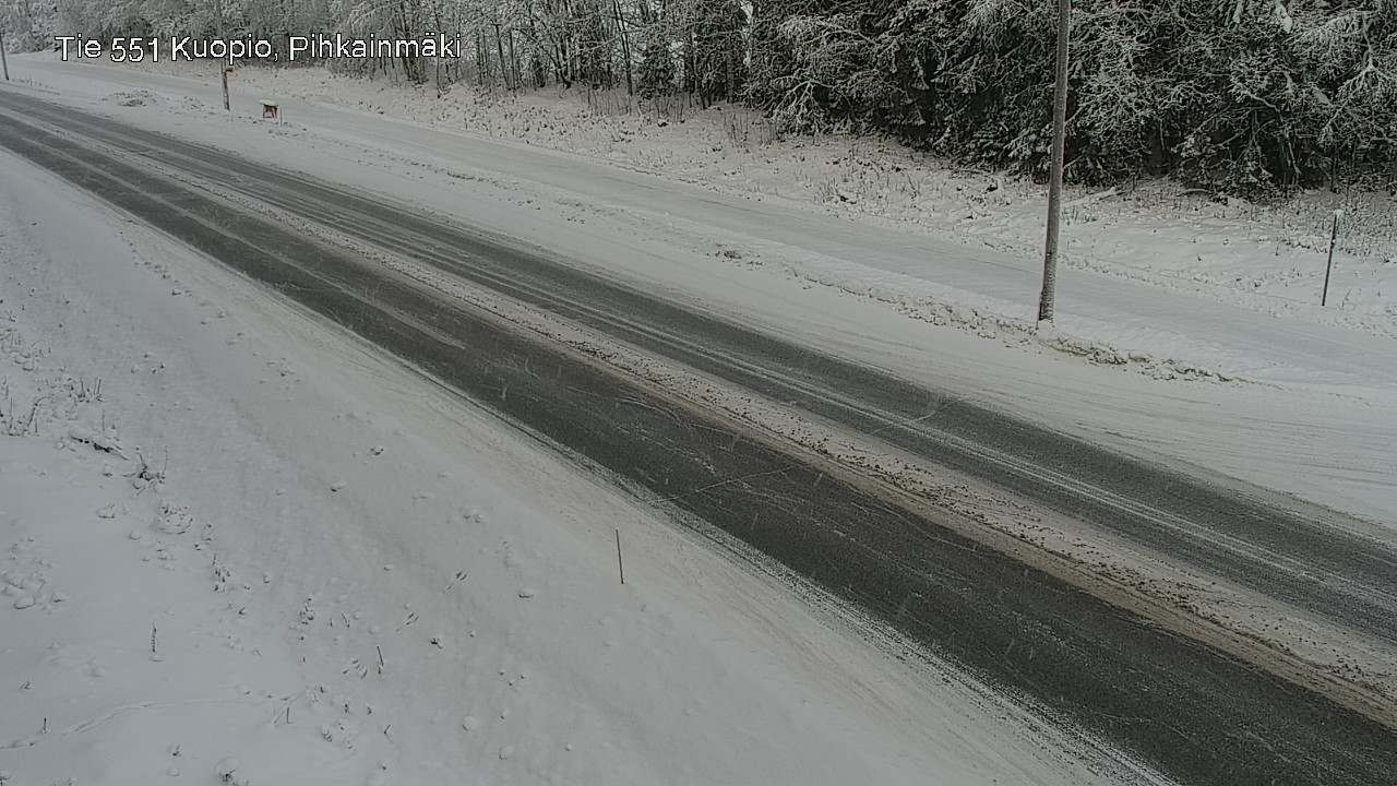 Kelikamerat Kuva Tie 551 Kuopio, Pihkainmäki, Kuopio, Pohjois-Savo
