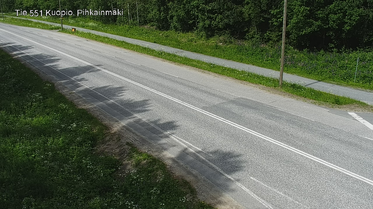 Kelikamerat Kuva Tie 551 Kuopio, Pihkainmäki, Kuopio, Pohjois-Savo