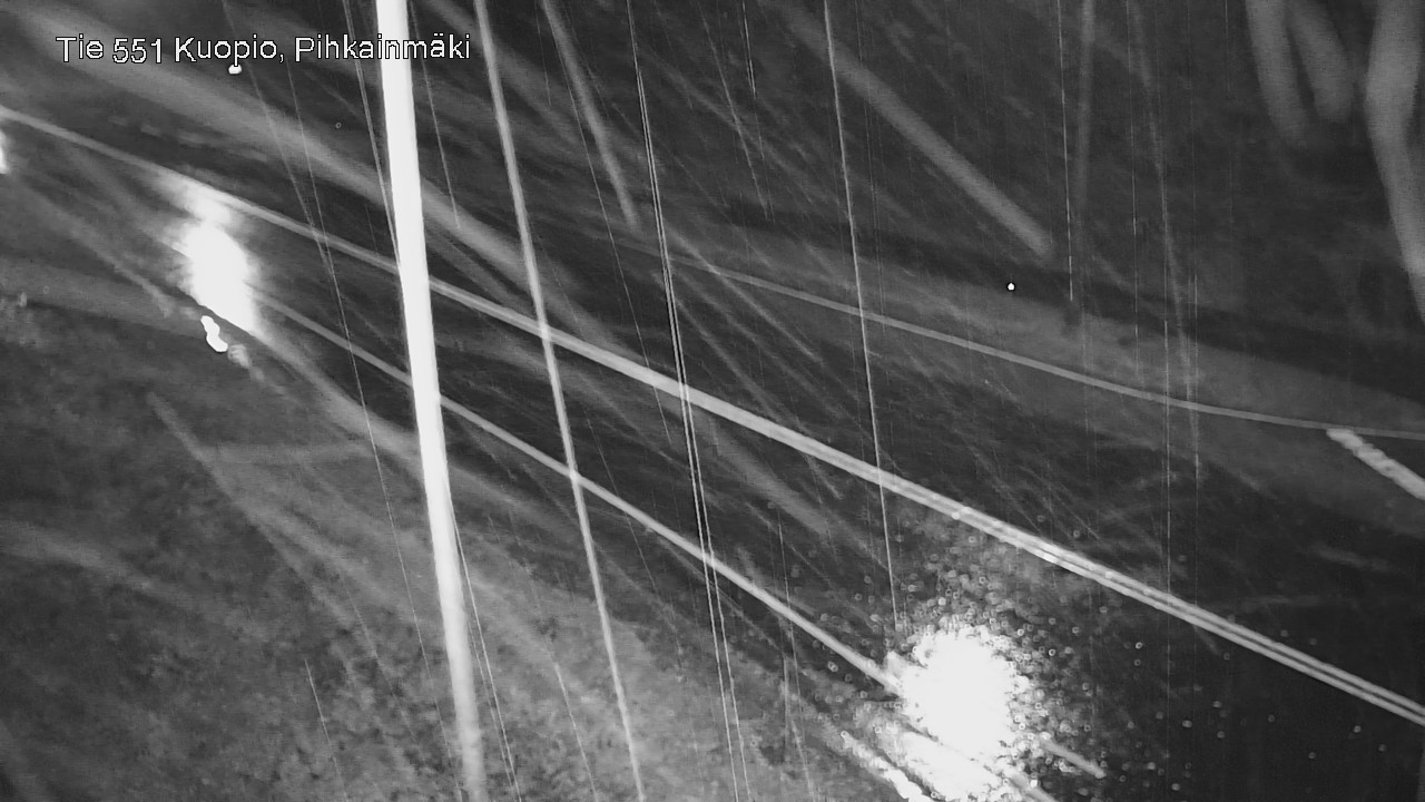 Weather Camera Image Road 551 Kuopio, Pihkainmäki, Kuopio, Pohjois-Savo