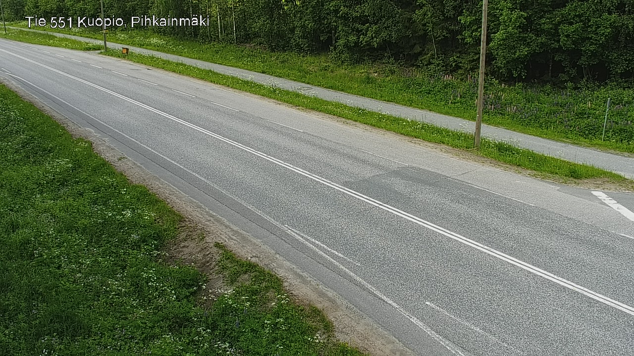 Kelikamerat Kuva Tie 551 Kuopio, Pihkainmäki, Kuopio, Pohjois-Savo