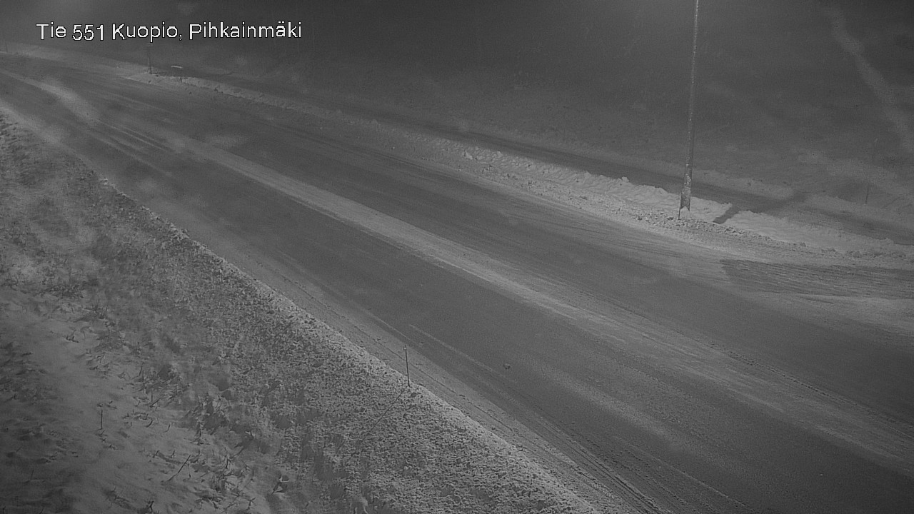 Weather Camera Image Road 551 Kuopio, Pihkainmäki, Kuopio, Pohjois-Savo