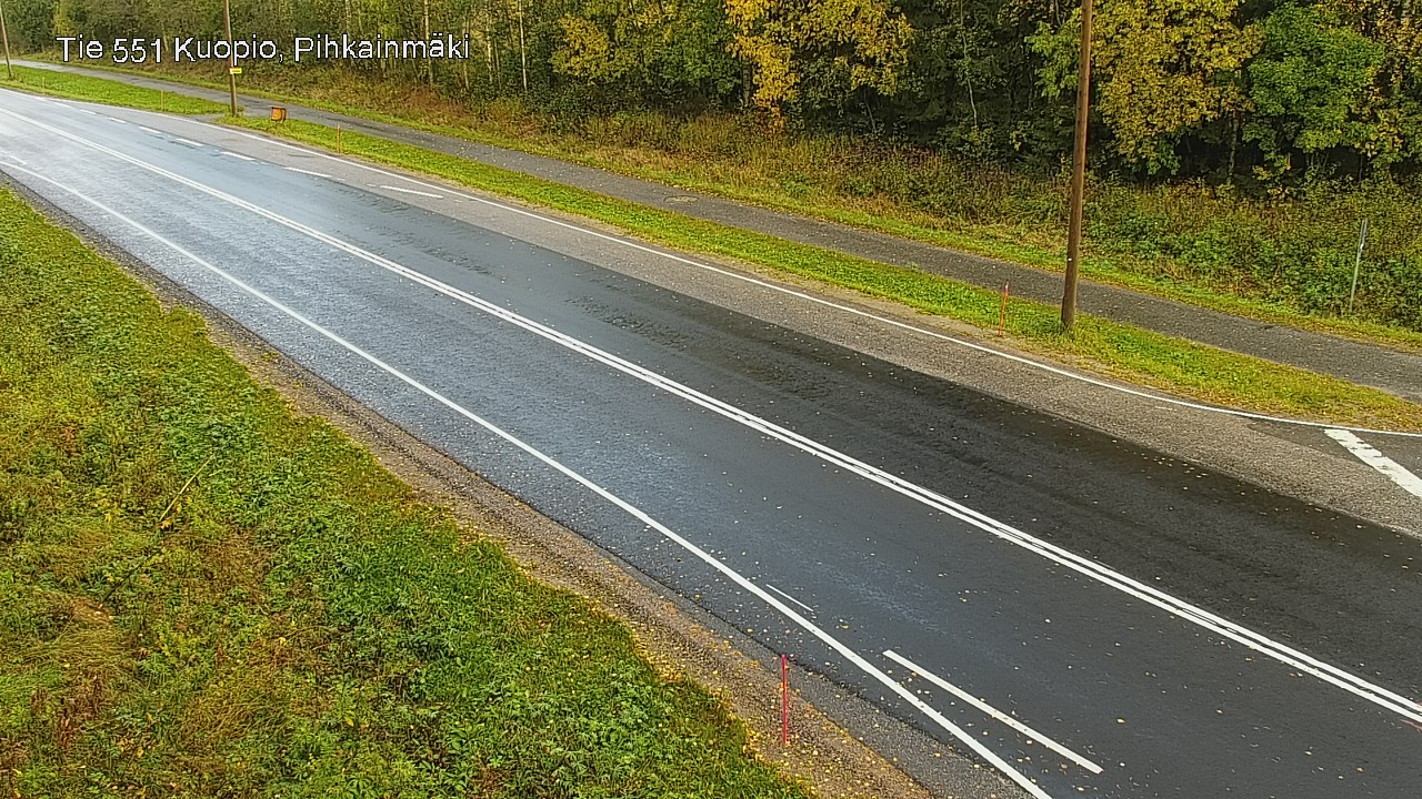 Weather Camera Image Road 551 Kuopio, Pihkainmäki, Kuopio, Pohjois-Savo