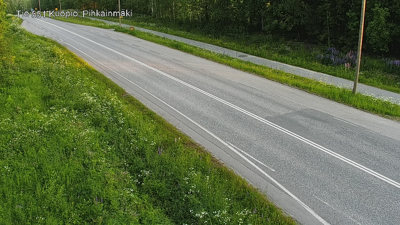 Kelikamerat Kuva Tie 551 Kuopio, Pihkainmäki, Kuopio, Pohjois-Savo