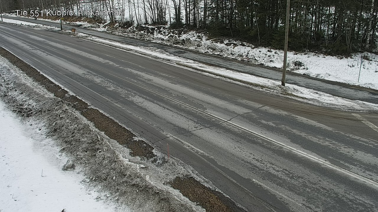 Kelikamerat Kuva Tie 551 Kuopio, Pihkainmäki, Kuopio, Pohjois-Savo