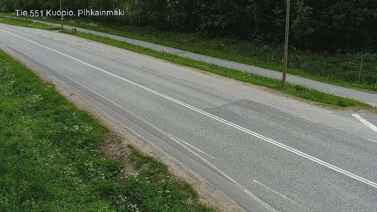 Kelikamerat Kuva Tie 551 Kuopio, Pihkainmäki, Kuopio, Pohjois-Savo