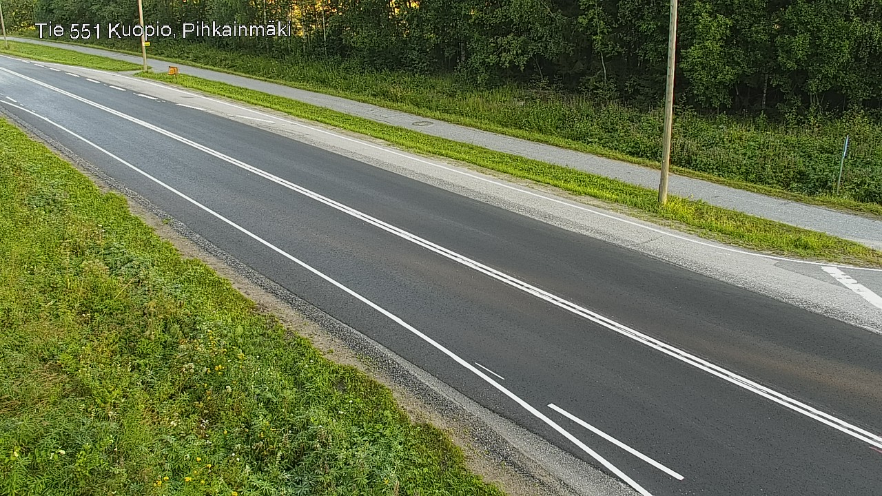 Kelikamerat Kuva Tie 551 Kuopio, Pihkainmäki, Kuopio, Pohjois-Savo