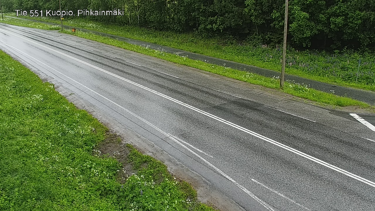 Kelikamerat Kuva Tie 551 Kuopio, Pihkainmäki, Kuopio, Pohjois-Savo