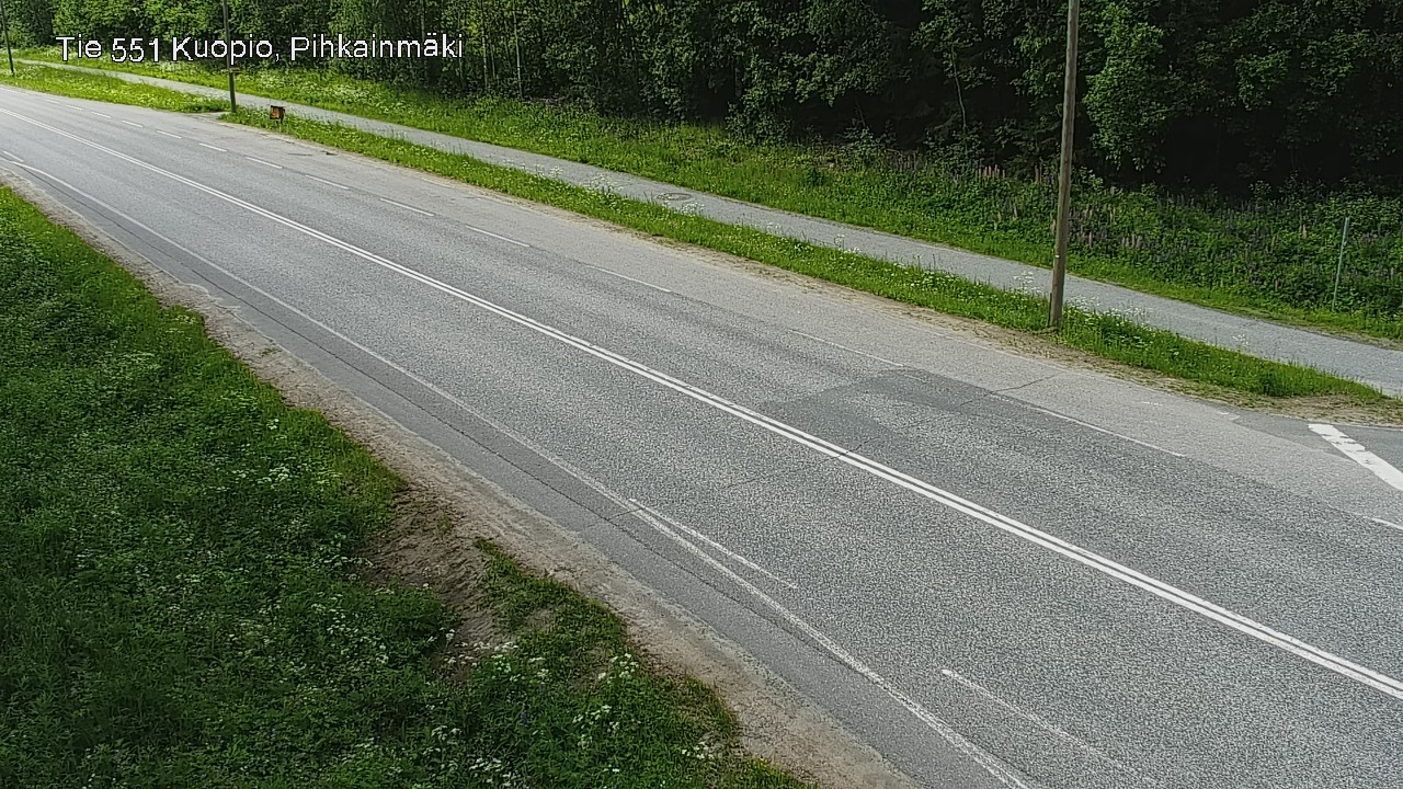 Kelikamerat Kuva Tie 551 Kuopio, Pihkainmäki, Kuopio, Pohjois-Savo