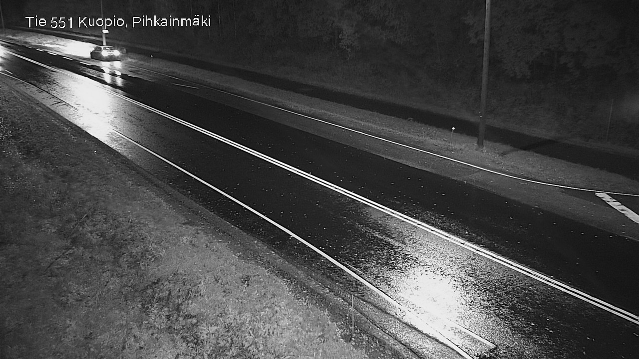 Weather Camera Image Road 551 Kuopio, Pihkainmäki, Kuopio, Pohjois-Savo
