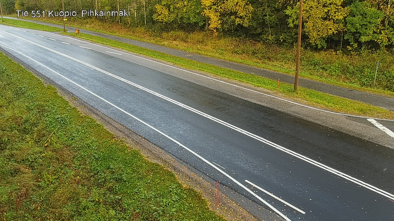 Weather Camera Image Road 551 Kuopio, Pihkainmäki, Kuopio, Pohjois-Savo