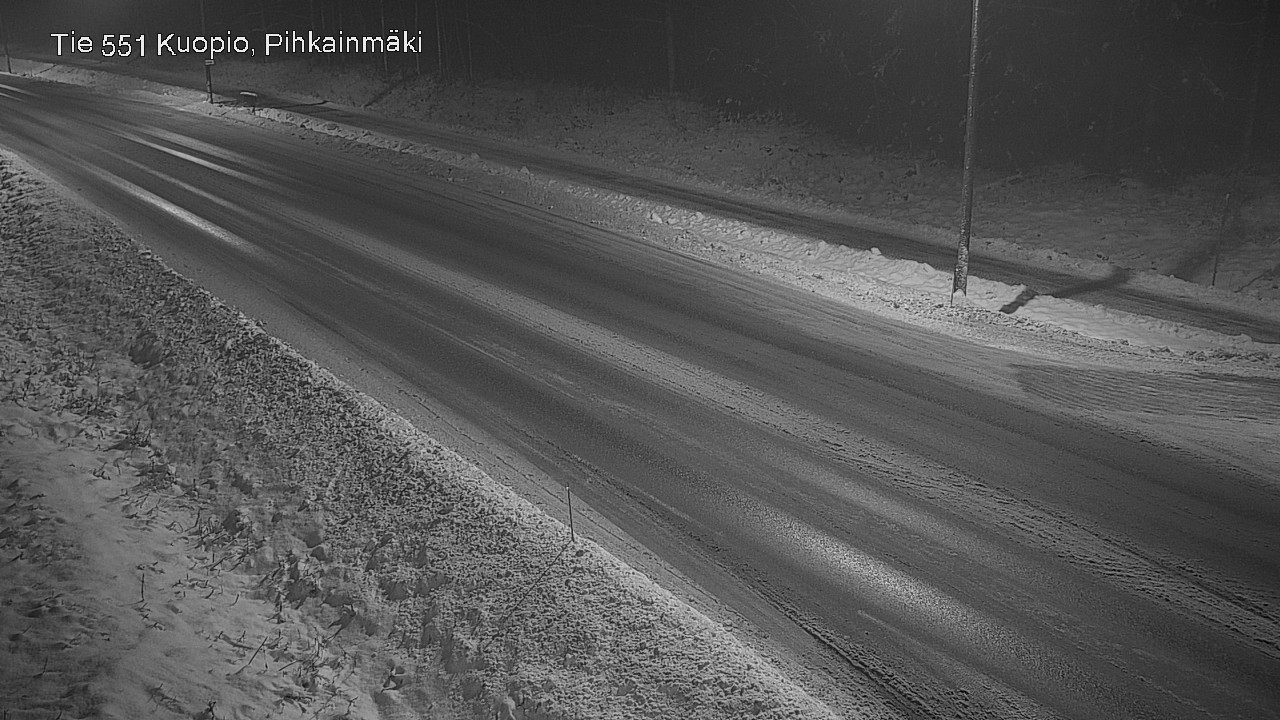 Weather Camera Image Road 551 Kuopio, Pihkainmäki, Kuopio, Pohjois-Savo