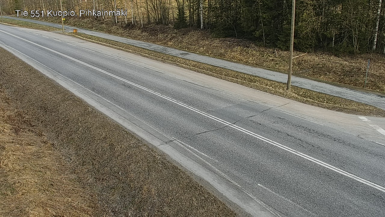 Kelikamerat Kuva Tie 551 Kuopio, Pihkainmäki, Kuopio, Pohjois-Savo