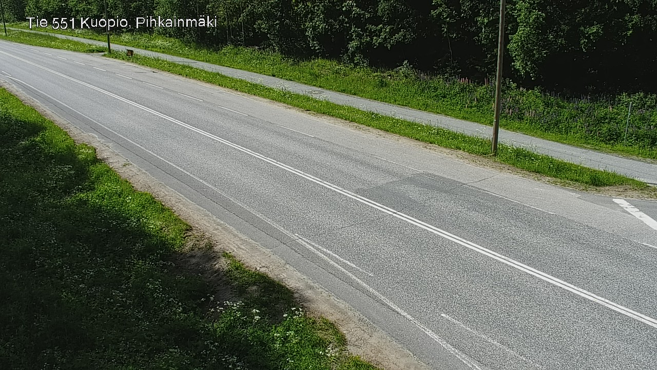 Kelikamerat Kuva Tie 551 Kuopio, Pihkainmäki, Kuopio, Pohjois-Savo