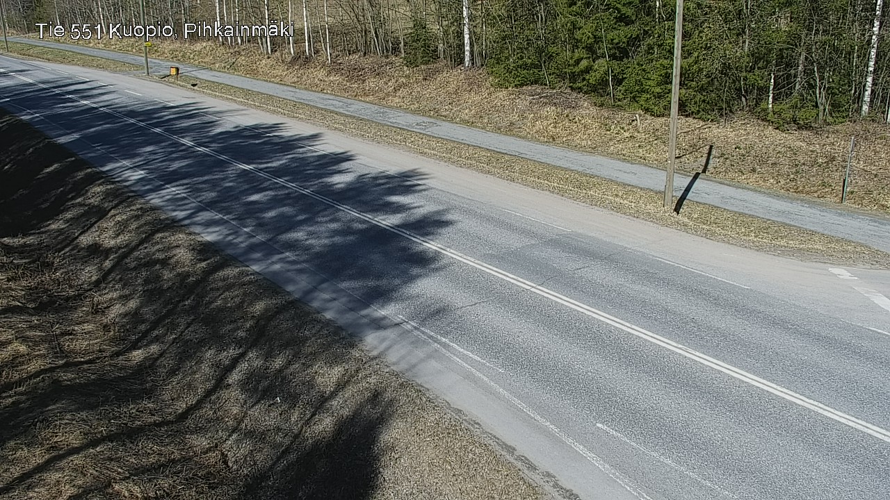 Kelikamerat Kuva Tie 551 Kuopio, Pihkainmäki, Kuopio, Pohjois-Savo