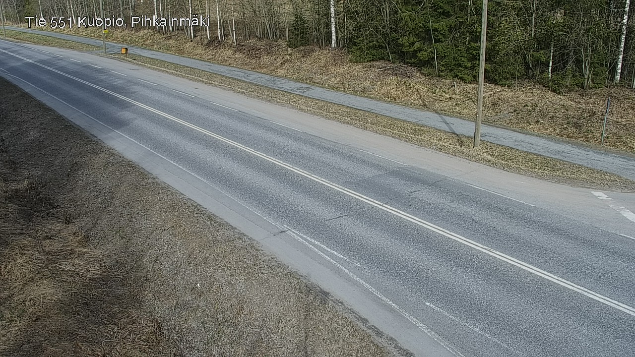 Kelikamerat Kuva Tie 551 Kuopio, Pihkainmäki, Kuopio, Pohjois-Savo