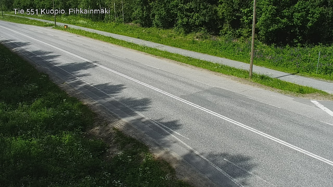 Kelikamerat Kuva Tie 551 Kuopio, Pihkainmäki, Kuopio, Pohjois-Savo
