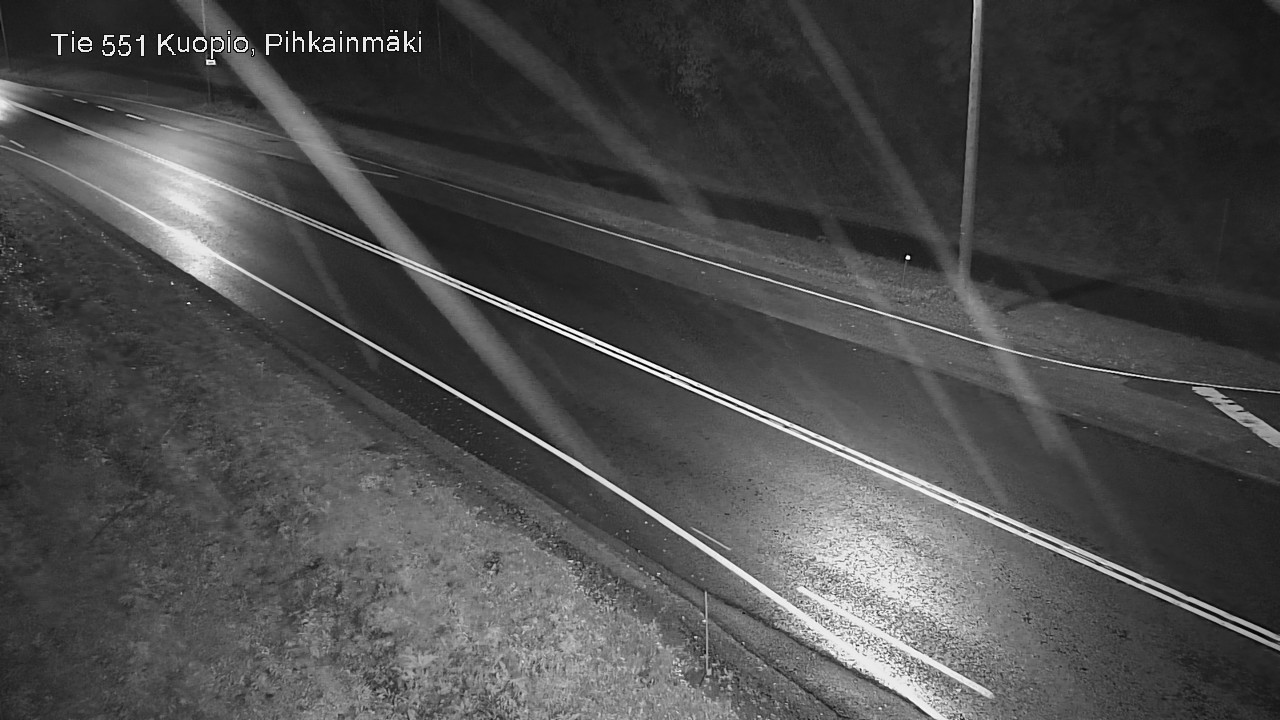 Weather Camera Image Road 551 Kuopio, Pihkainmäki, Kuopio, Pohjois-Savo