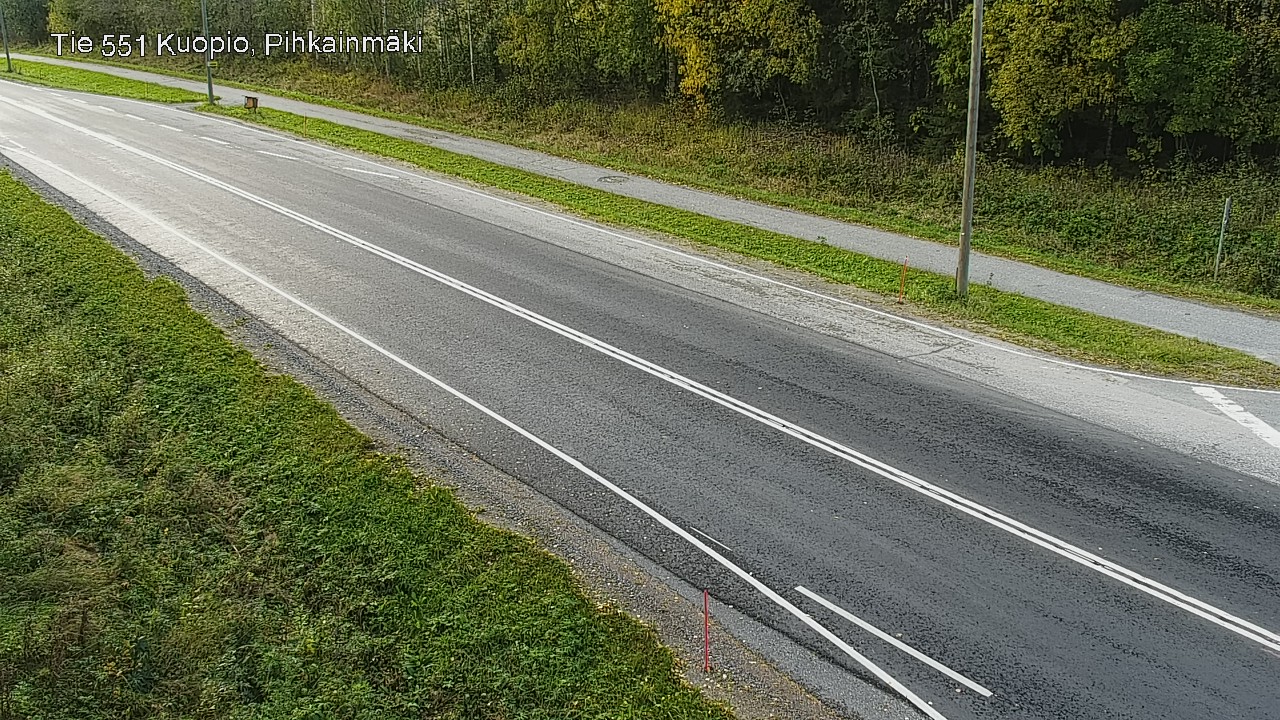 Weather Camera Image Road 551 Kuopio, Pihkainmäki, Kuopio, Pohjois-Savo