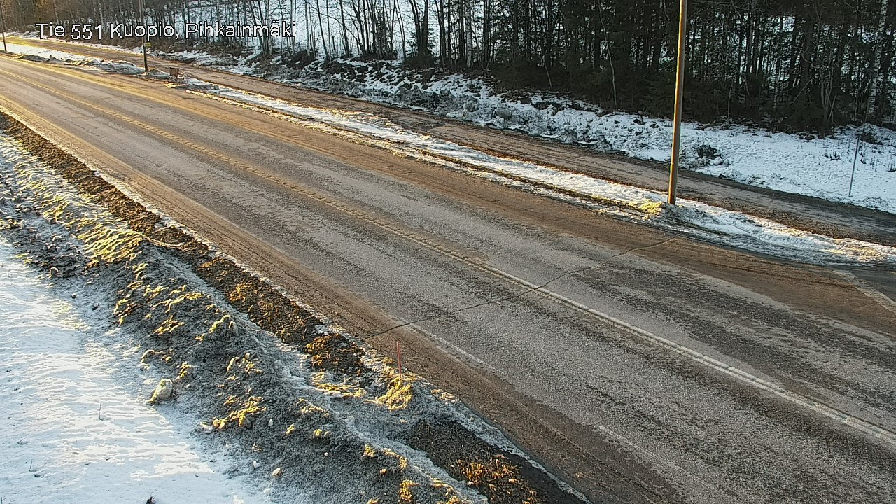 Kelikamerat Kuva Tie 551 Kuopio, Pihkainmäki, Kuopio, Pohjois-Savo