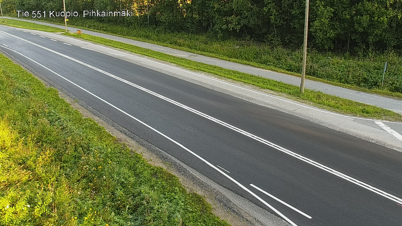 Kelikamerat Kuva Tie 551 Kuopio, Pihkainmäki, Kuopio, Pohjois-Savo