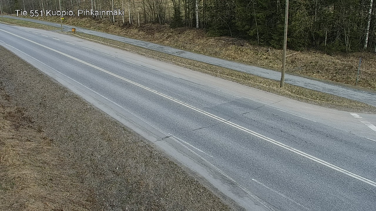 Kelikamerat Kuva Tie 551 Kuopio, Pihkainmäki, Kuopio, Pohjois-Savo