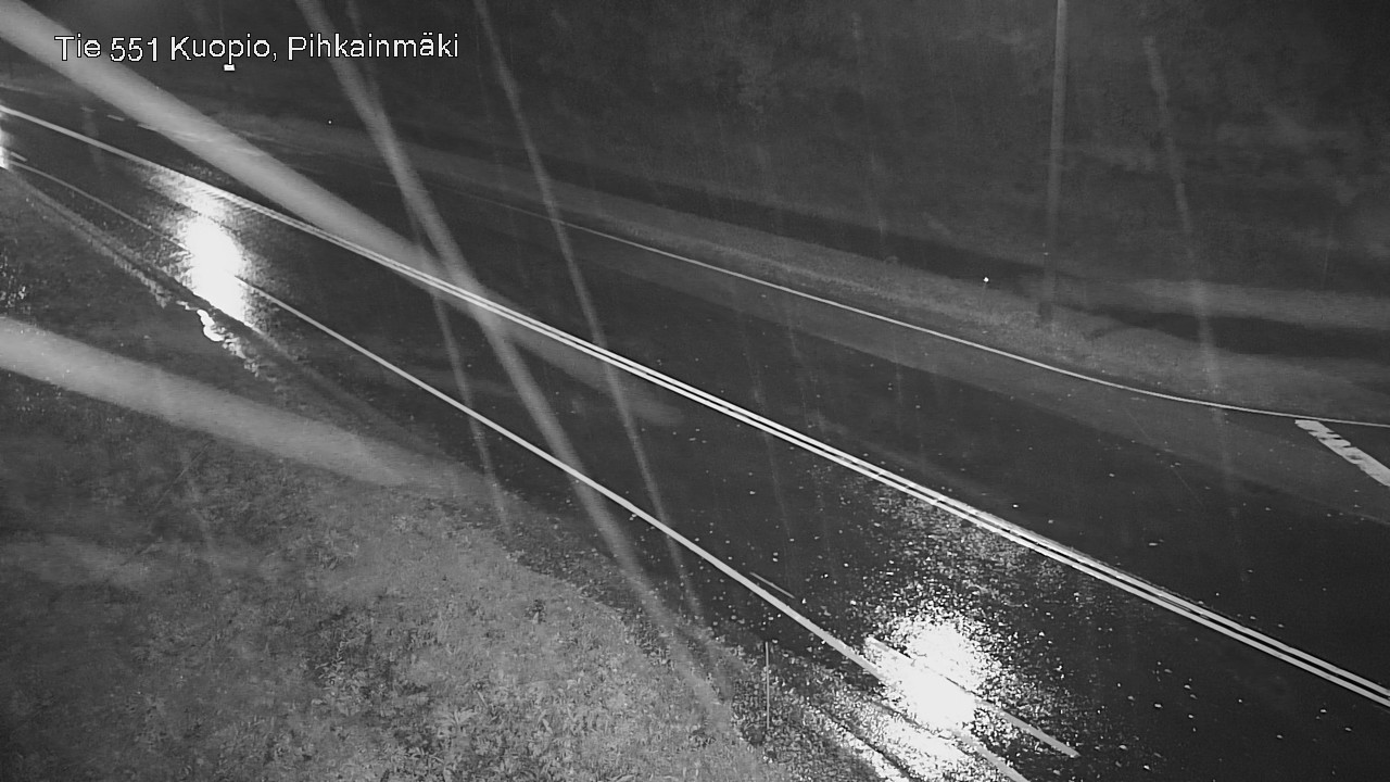 Weather Camera Image Road 551 Kuopio, Pihkainmäki, Kuopio, Pohjois-Savo